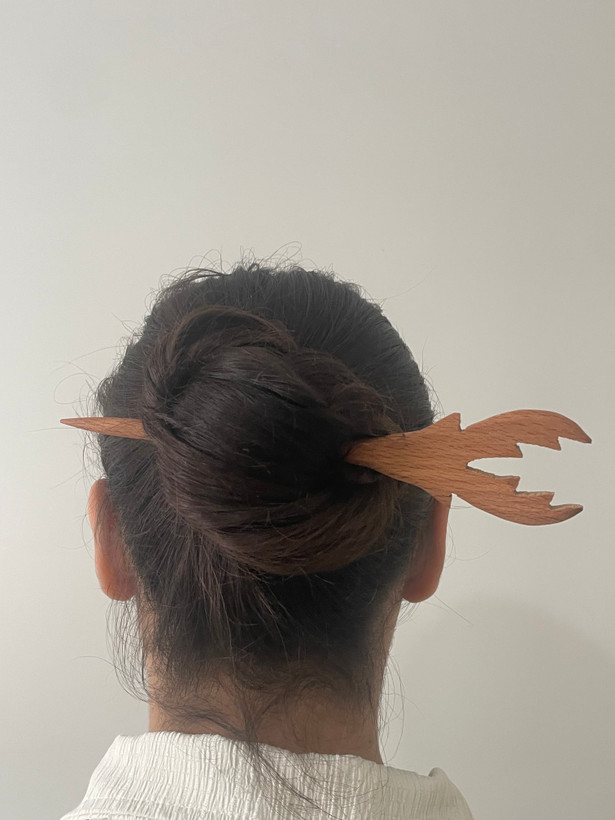 کانزاشی طرح شاخ گوزن جنس چوب طبیعی